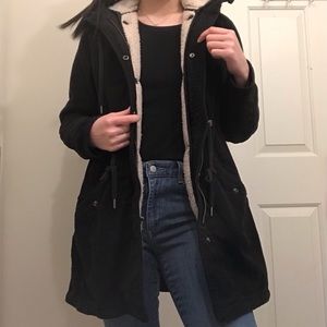 JetLag Black Teddy Bear Winter Jacket